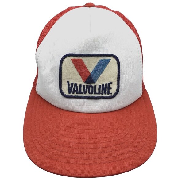 Speedway Other - Vintage Valvoline Tracker Hat Cap Embroidered Patch Snapback Mesh Back Speedway